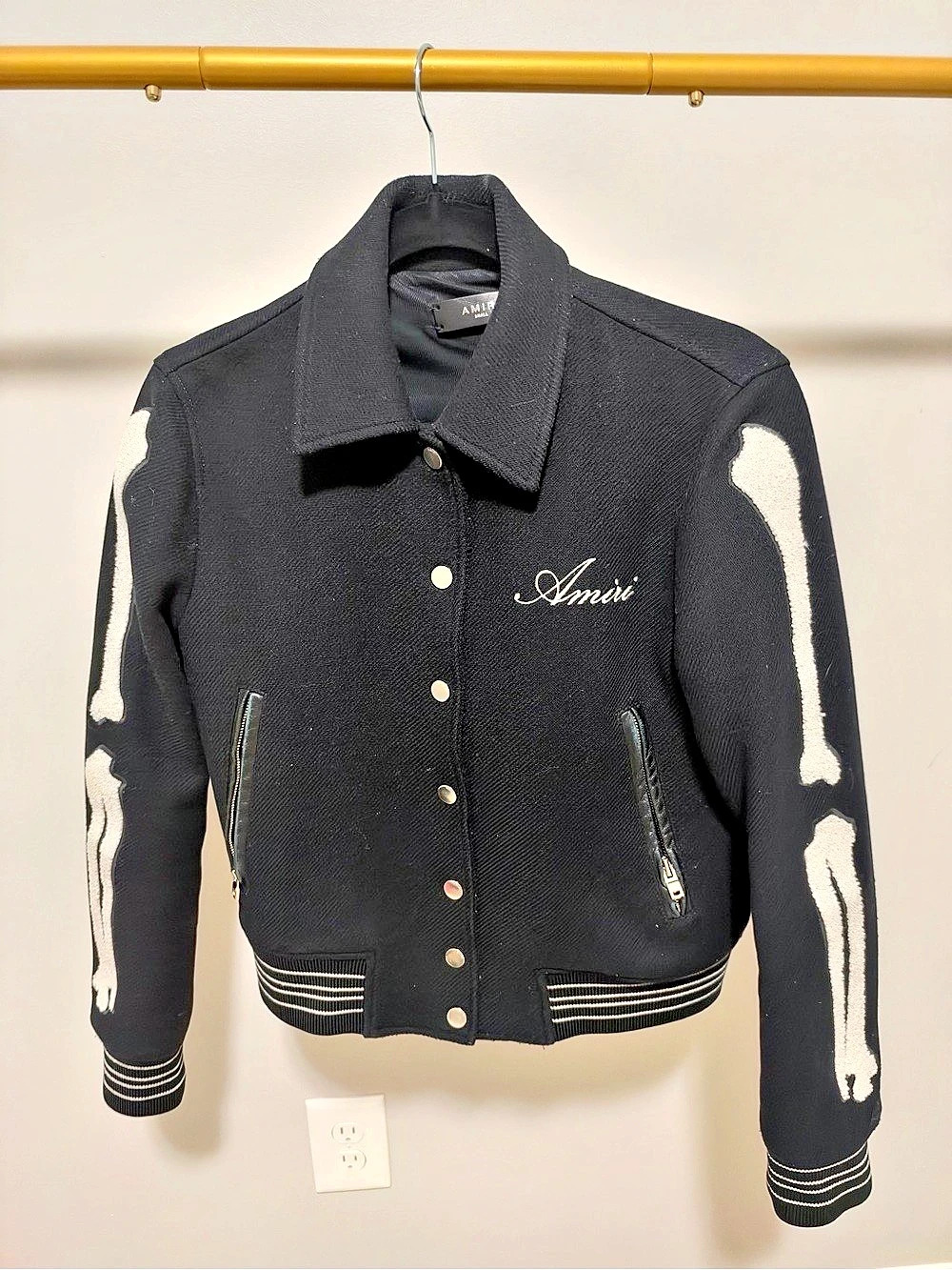 Amiri Bones Varsity Jacket